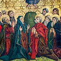 Teilabbildung der Hochaltars Rottenburg zeigt Christi Himmelfahrt